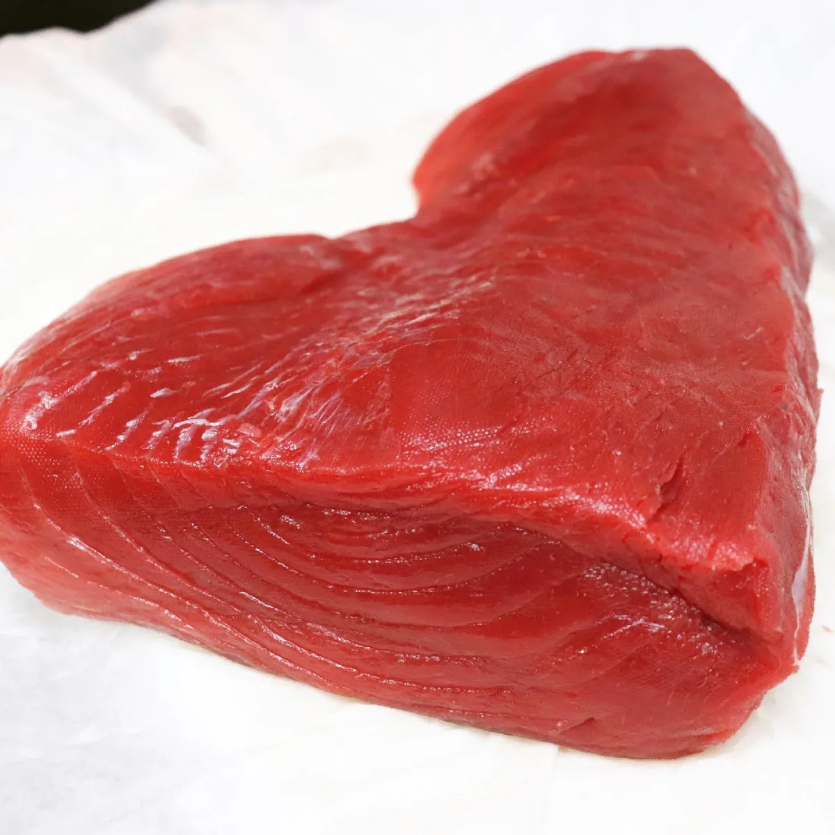 Fresh bluefin tuna loin just arrived in the kitchen at La Estrella 1924